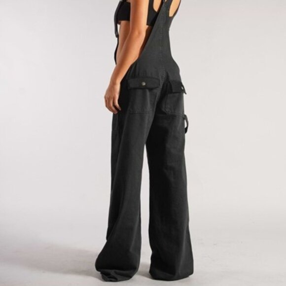 REVICE DENIM PLUNGE OVERALLS SIZE 25 - Picture 2 of 6